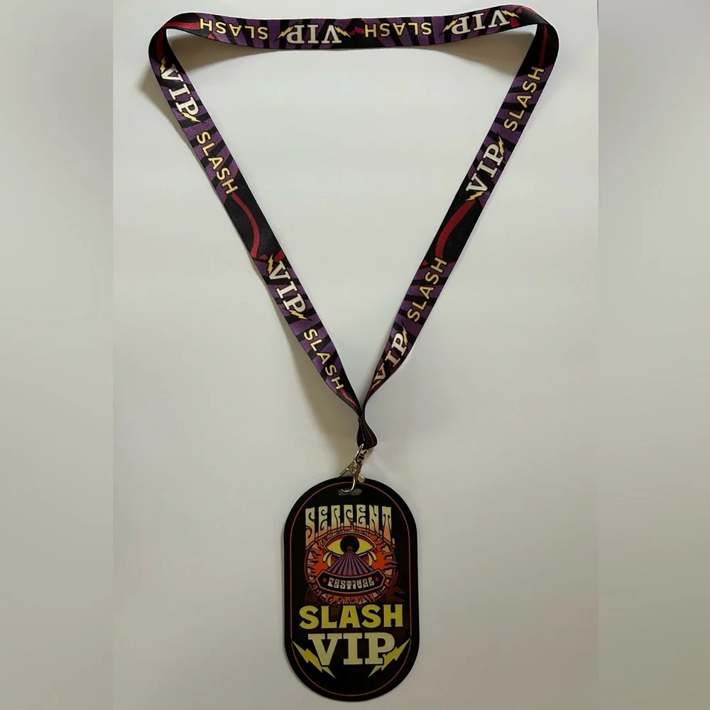 NEW! Exclusive SLASH S.E.R.P.E.N.T. Festival Tour Laminate and Guitar Pick Set